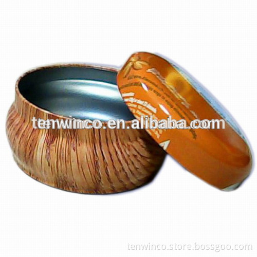 Round Big Belly Tin Box